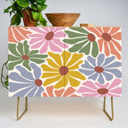 Big Groovy Flower - Vintage Credenza Gallery Image 1