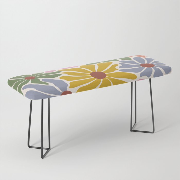Big Groovy Flower - Vintage Bench Gallery Image 1