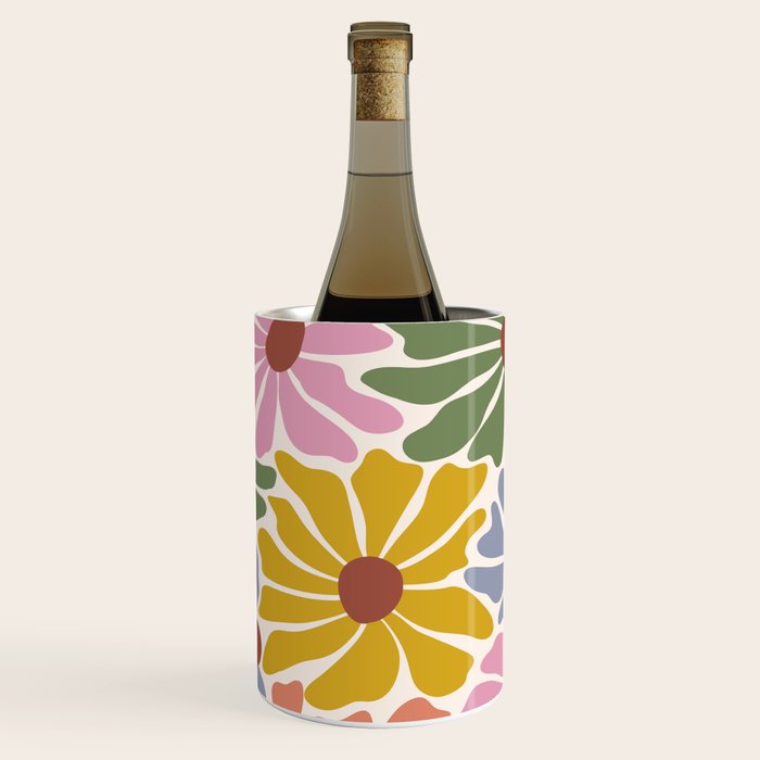 Big Groovy Flower - Vintage Wine Chiller Gallery Image 1