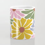 Big Groovy Flower - Vintage Coffee Mug Gallery Image 4