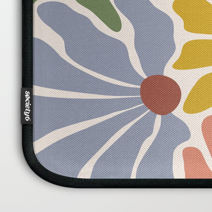 Big Groovy Flower - Vintage Laptop Sleeve Gallery Image 3