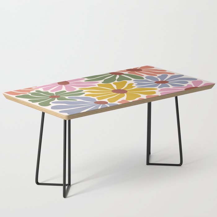 Big Groovy Flower - Vintage Coffee Table Gallery Image 1