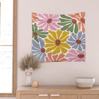 Big Groovy Flower - Vintage Wall Tapestry Gallery Image 2