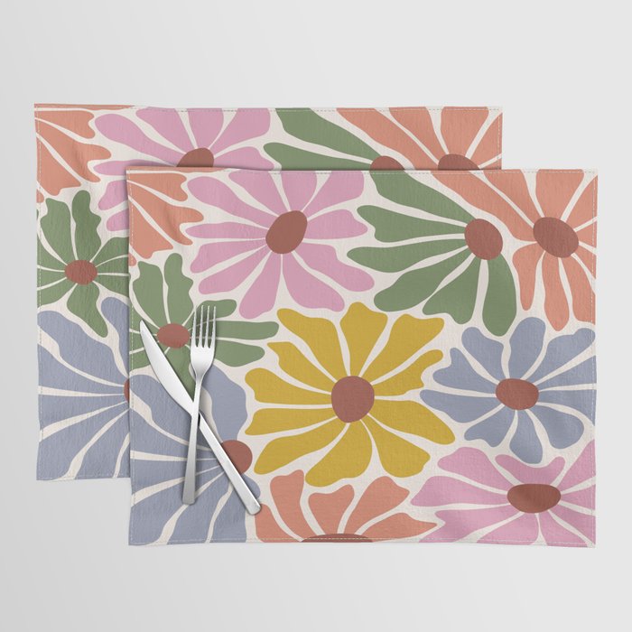 Big Groovy Flower - Vintage Placemat Gallery Image 1