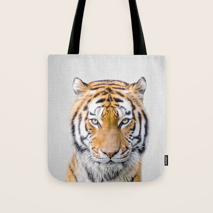 Tiger - Colorful Tote Bag Gallery Image 1
