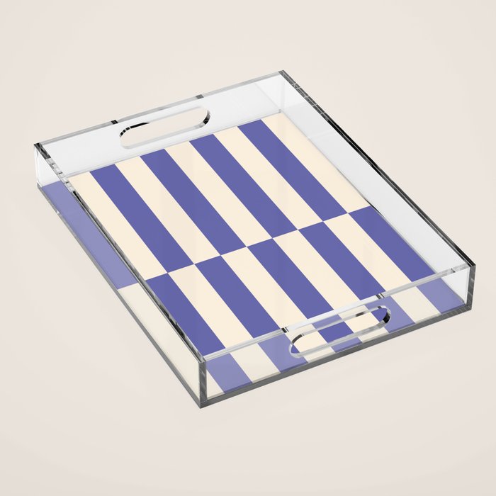 Strippy - Very Peri Acrylic Tray Gallery Image 1