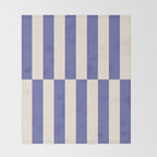 Strippy - Very Peri Throw Blanket Gallery Image 2
