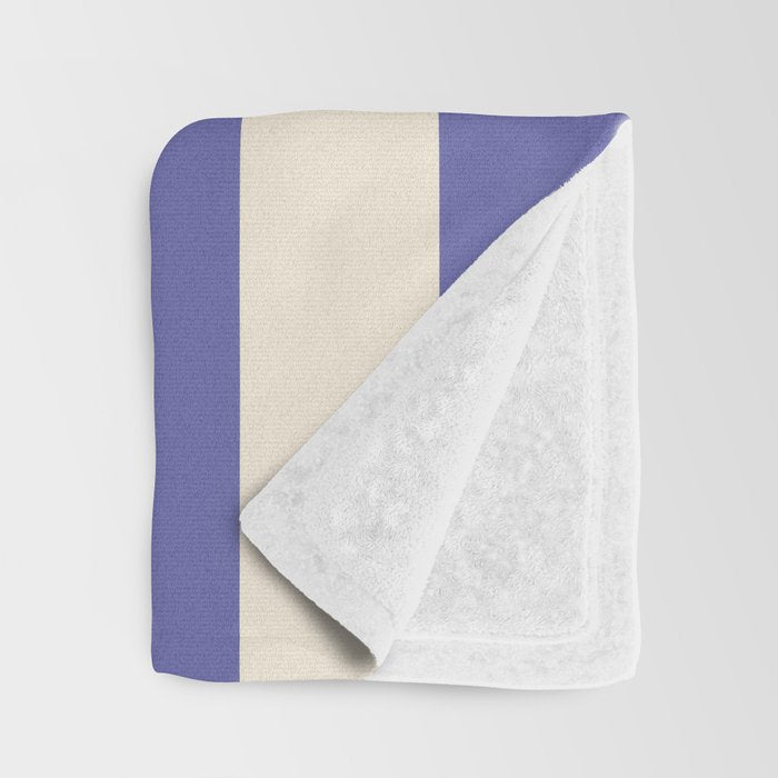 Strippy - Very Peri Throw Blanket Gallery Image 3