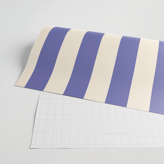 Strippy - Very Peri Wrapping Paper Gallery Image 2