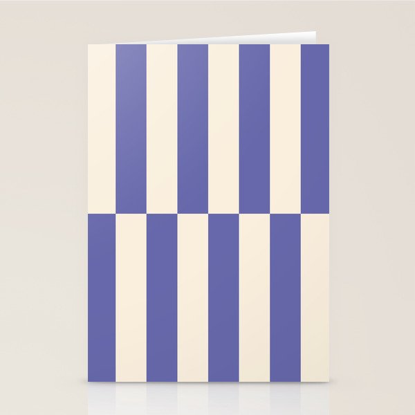 Strippy - Very Peri Stationery Card Gallery Image 1