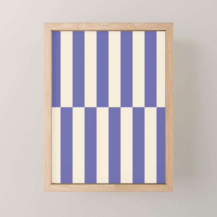 Strippy - Very Peri Mini Art Print Gallery Image 1