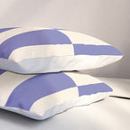 Strippy - Very Peri Pillow Sham Gallery Image 3