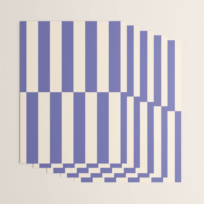 Strippy - Very Peri Wrapping Paper Gallery Image 3