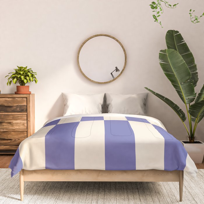 Strippy - Very Peri Comforter Gallery Image 3