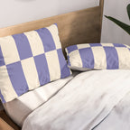 Strippy - Very Peri Pillow Sham Gallery Image 2