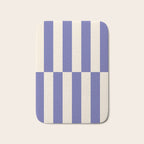 Strippy - Very Peri Bath Mat Gallery Image 1