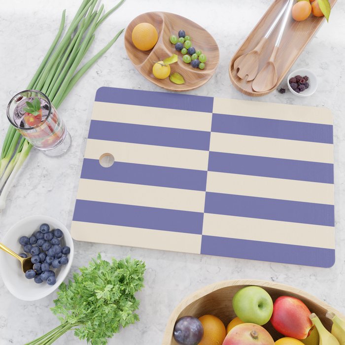Strippy - Very Peri Cutting Board Gallery Image 2