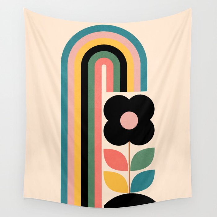 Rainbow Wall Tapestry Gallery Image 1