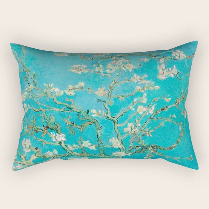 Almond Blossom Van Gogh Rectangular Pillow Gallery Image 1