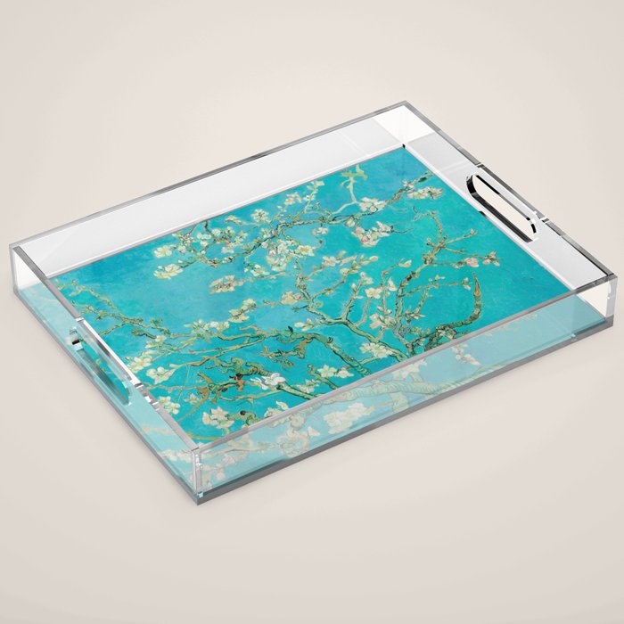 Almond Blossom Van Gogh Acrylic Tray Gallery Image 1