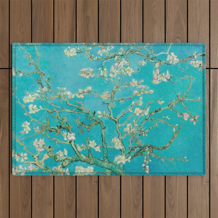 Almond Blossom Van Gogh Outdoor Rug Gallery Image 1