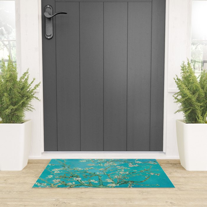 Almond Blossom Van Gogh Welcome Mat Gallery Image 3