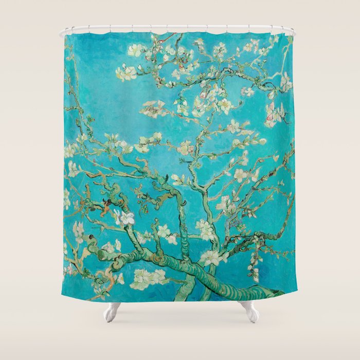 Almond Blossom Van Gogh Shower Curtain Gallery Image 1