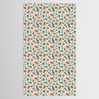 Farm house Christmas Burlap Tablecloth Gallery Image 2