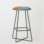 Modern Geometric Minimalist Abstract Artwork Stool Gallery Image 1