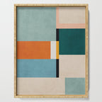 Modern Geometric Minimalist Abstract Artwork Serving Tray Gallery Image 1