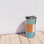 Modern Geometric Minimalist Abstract Artwork Travel Mug Gallery Image 4