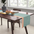 Modern Geometric Minimalist Abstract Artwork Table Runner Gallery Image 2