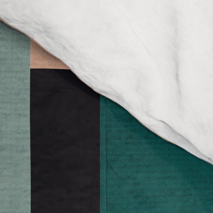 Modern Geometric Minimalist Abstract Artwork Comforter Gallery Image 4
