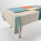 Modern Geometric Minimalist Abstract Artwork Tablecloth Gallery Image 1