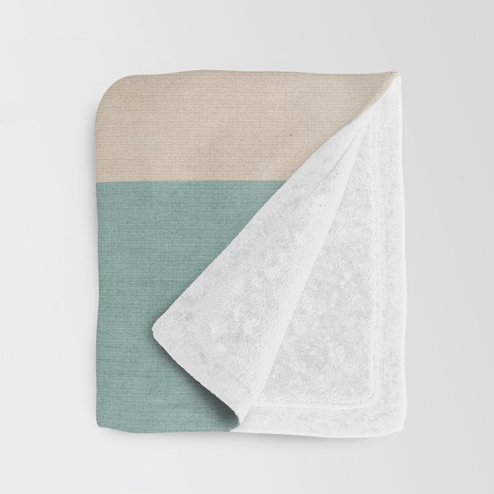 Modern Geometric Minimalist Abstract Artwork Throw Blanket Gallery Image 3