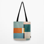 Modern Geometric Minimalist Abstract Artwork Tote Bag Gallery Image 2