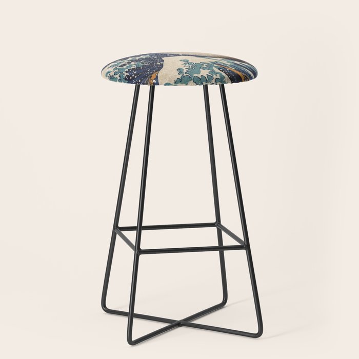 The Great Wave off Kanagawa Stool Gallery Image 1