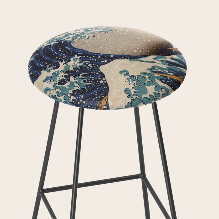 The Great Wave off Kanagawa Stool Gallery Image 2