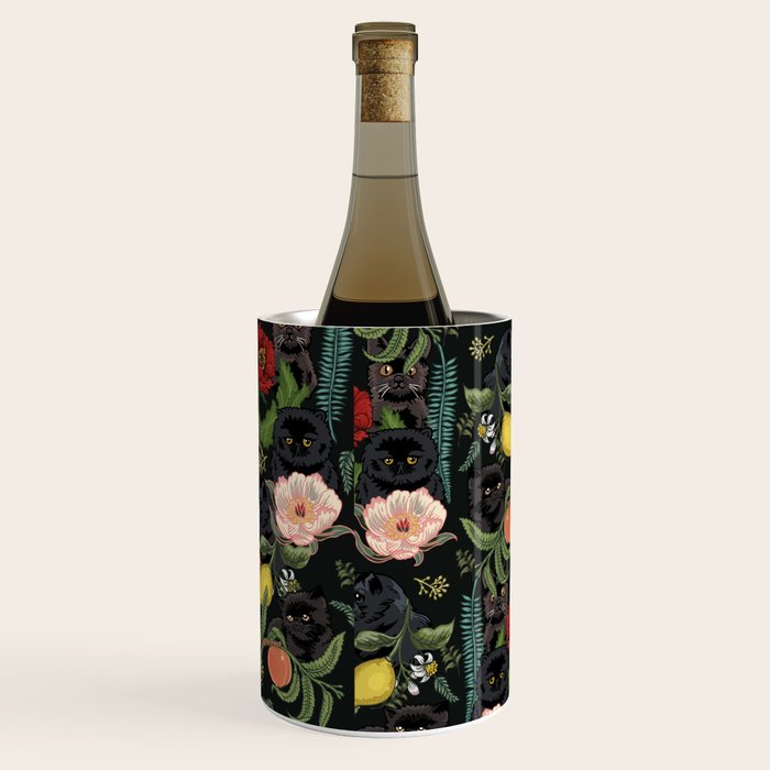 Botanical and Black Cats Wine Chiller Gallery Image 2