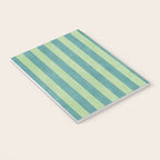 STRIPES - 005 - teal and green Notebook Gallery Image 3