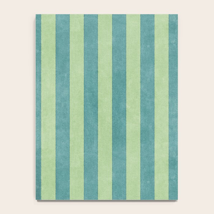 STRIPES - 005 - teal and green Notebook Gallery Image 4