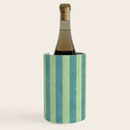 STRIPES - 005 - teal and green Wine Chiller Gallery Image 3
