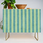STRIPES - 005 - teal and green Credenza Gallery Image 1