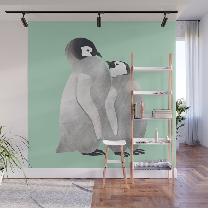 Baby Penguins Wall Mural Gallery Image 1