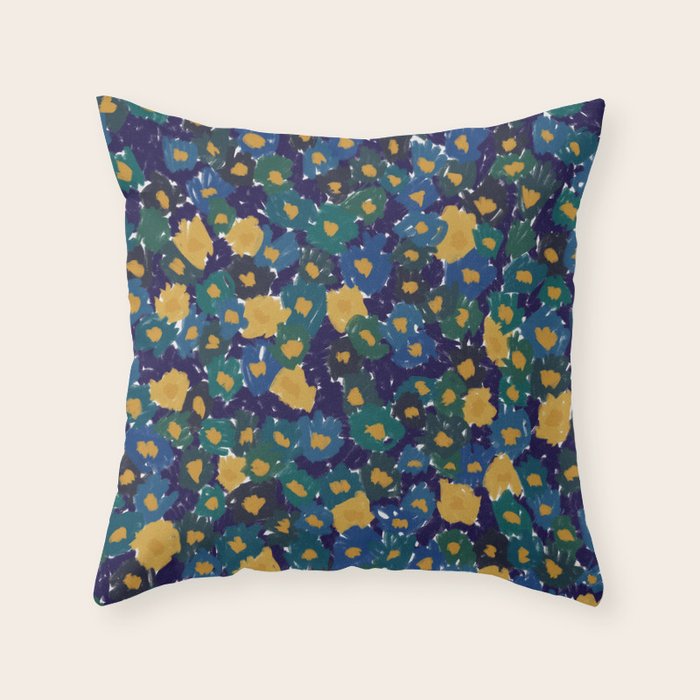 Night-Blooming Flowers Throw Pillow Gallery Image 6
