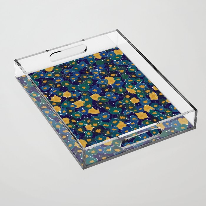 Night-Blooming Flowers Acrylic Tray Gallery Image 1
