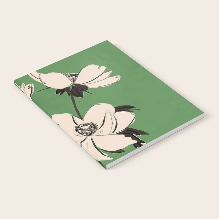 Modern Art Flowers 19 Notebook Gallery Image 1