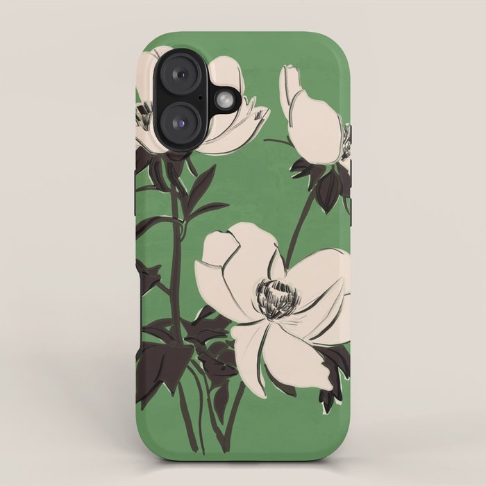 Modern Art Flowers 19 iPhone Case Gallery Image 1