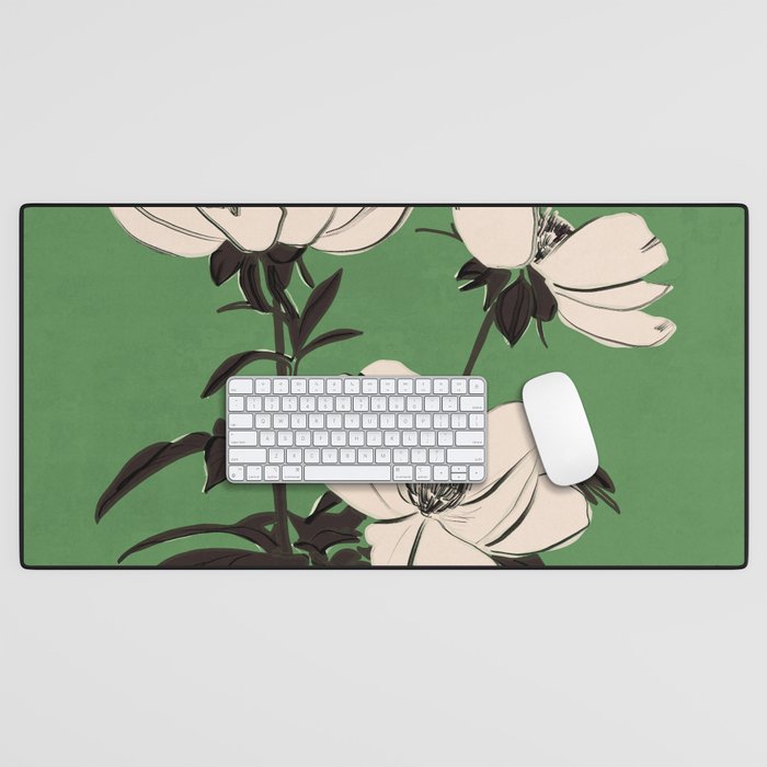 Modern Art Flowers 19 Desk Mat Gallery Image 1