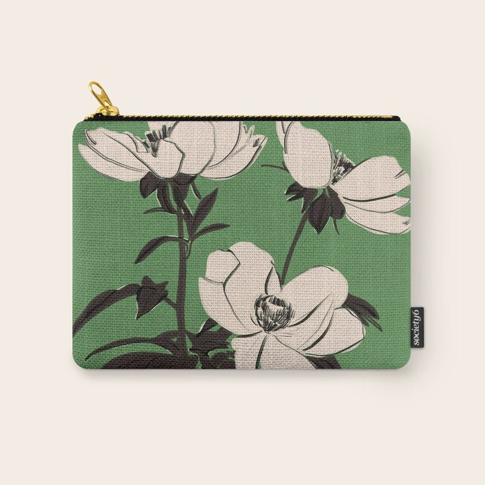 Modern Art Flowers 19 Carry All Pouch Gallery Image 1